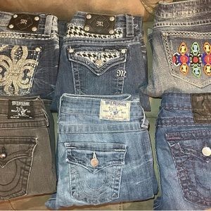6 New trueys/miss me pants.. Rare.. can buy one or all. 50 for each